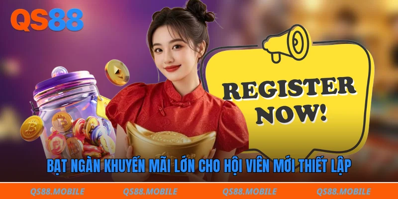 Bạt ngàn khuyến mãi lớn cho hội viên mới thiết lập