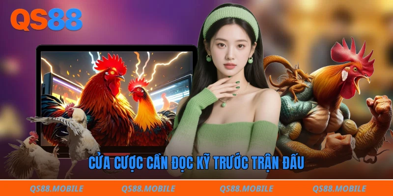 Cửa cược cần đọc kỹ trước trận đấu