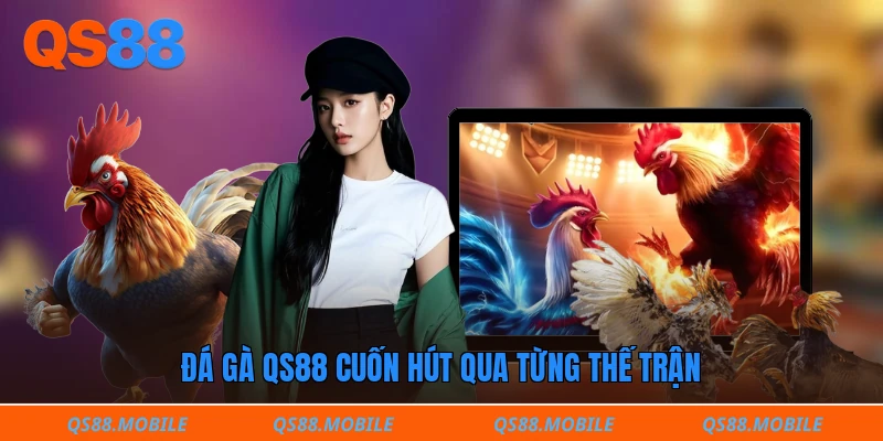 Đá gà QS88 cuốn hút qua từng thế trận